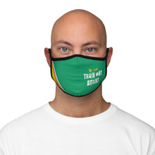 Load image into Gallery viewer, &quot;We can train our brains.&quot; : Fitted Fabric Face Mask
