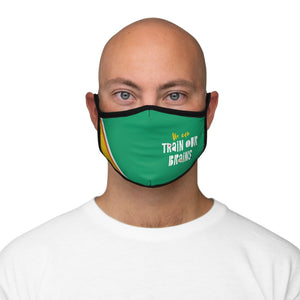 "We can train our brains." : Fitted Fabric Face Mask