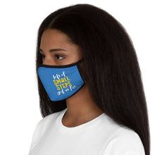 Load image into Gallery viewer, &quot;Lots of small steps get us far.&quot; : Fitted Fabric Face Mask
