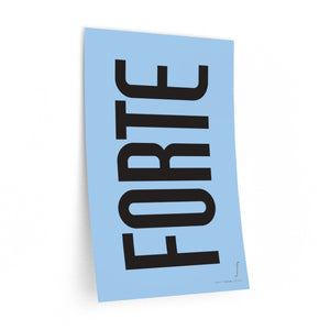 "Forte" • blue ▸ Style 2 wall decal