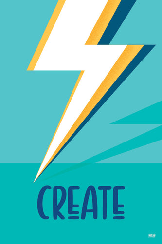 STEM STEAM keyword poster : Create