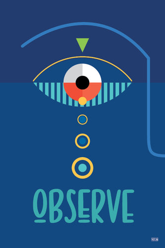 STEM STEAM keyword poster : Observe